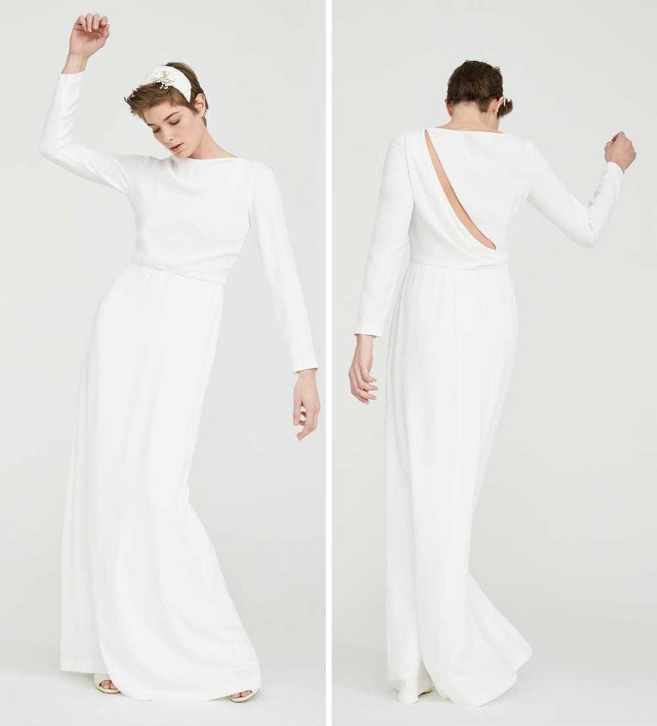 178 Max Mara Bridal Minimal Elegance/vintage Wedding Dress by Maxmara/slipped  One-shoulder Wedding Dress in Pure Ivory Silk - Etsy